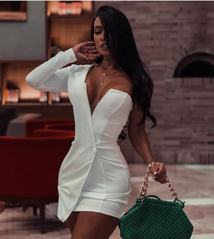 Symphony Dress -White 8577GP