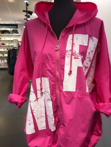 Paris Cotton Jacket - Fuschsia *ONE SIZE