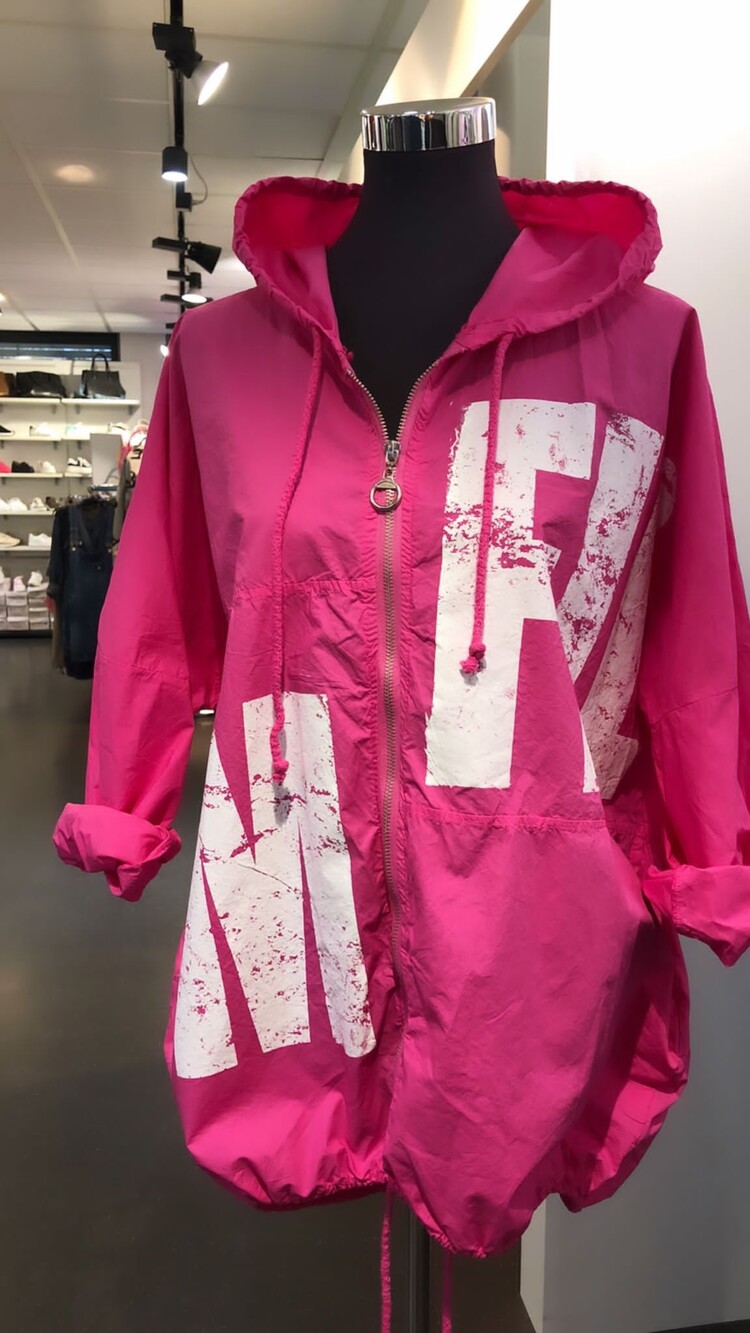 Paris Cotton Jacket - Fuschsia *ONE SIZE