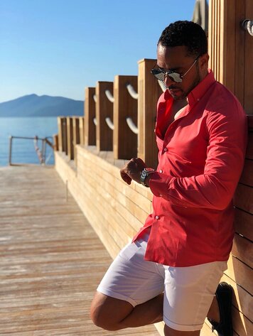 Robeaux Robeaux Premium Cotton Shirt - Twill #74 Coral