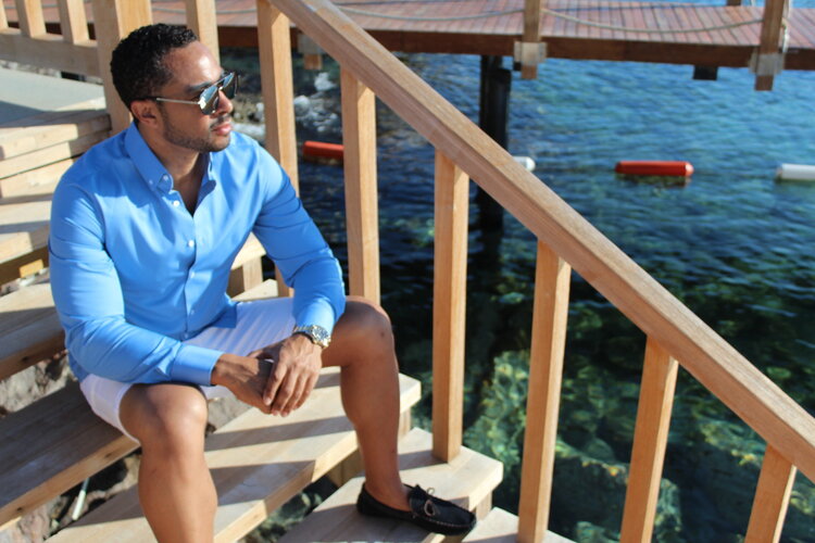 Robeaux Robeaux Premium Cotton Shirt - Twill #37 Blue