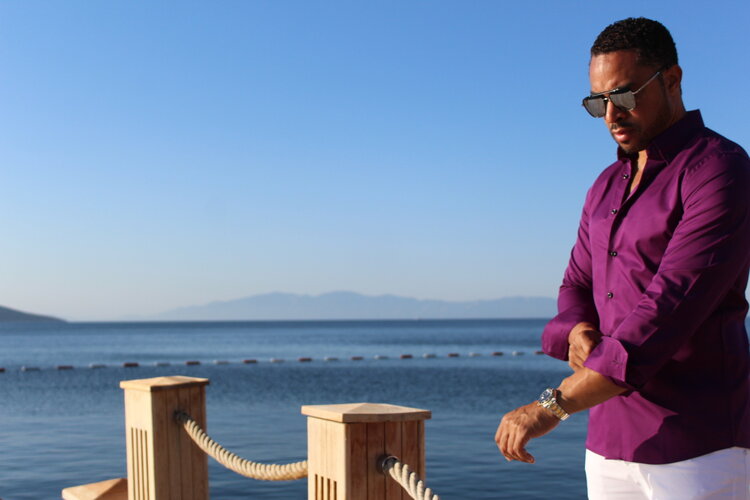 Robeaux Robeaux Premium Cotton Shirt - Twill #45 Purple