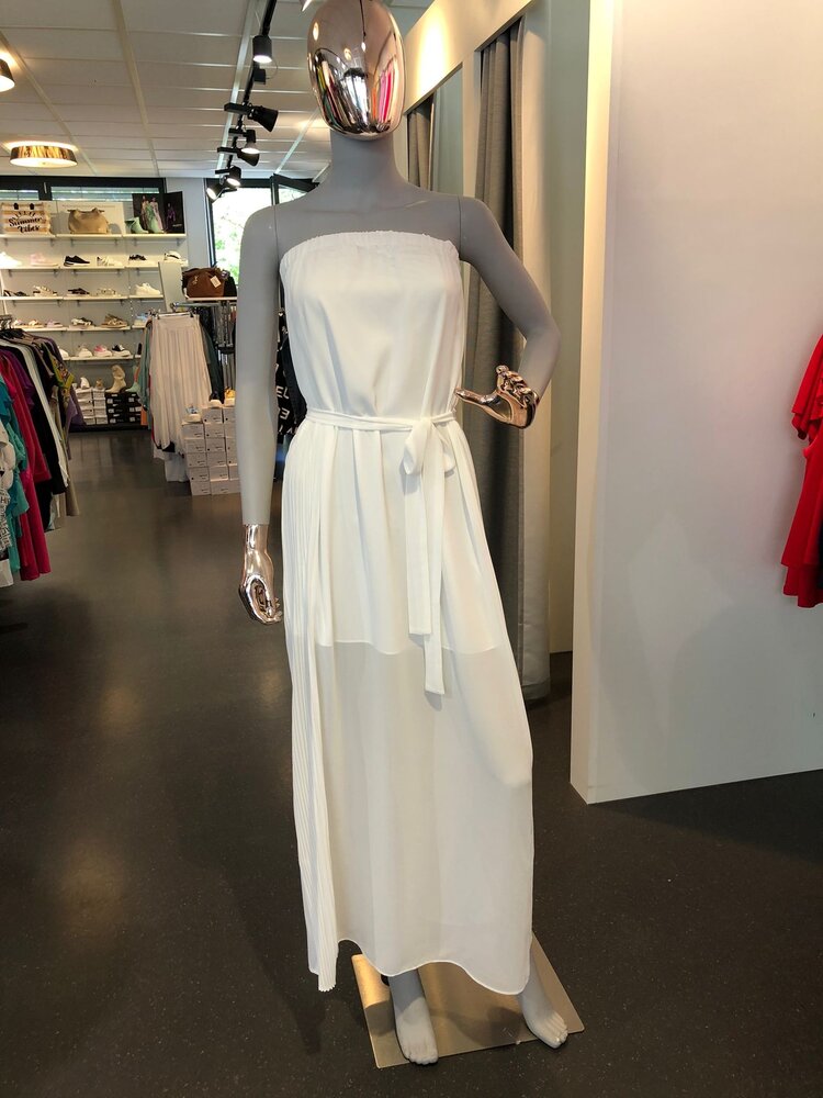 USA Strapless Maxi Dress ED118815 -Off White