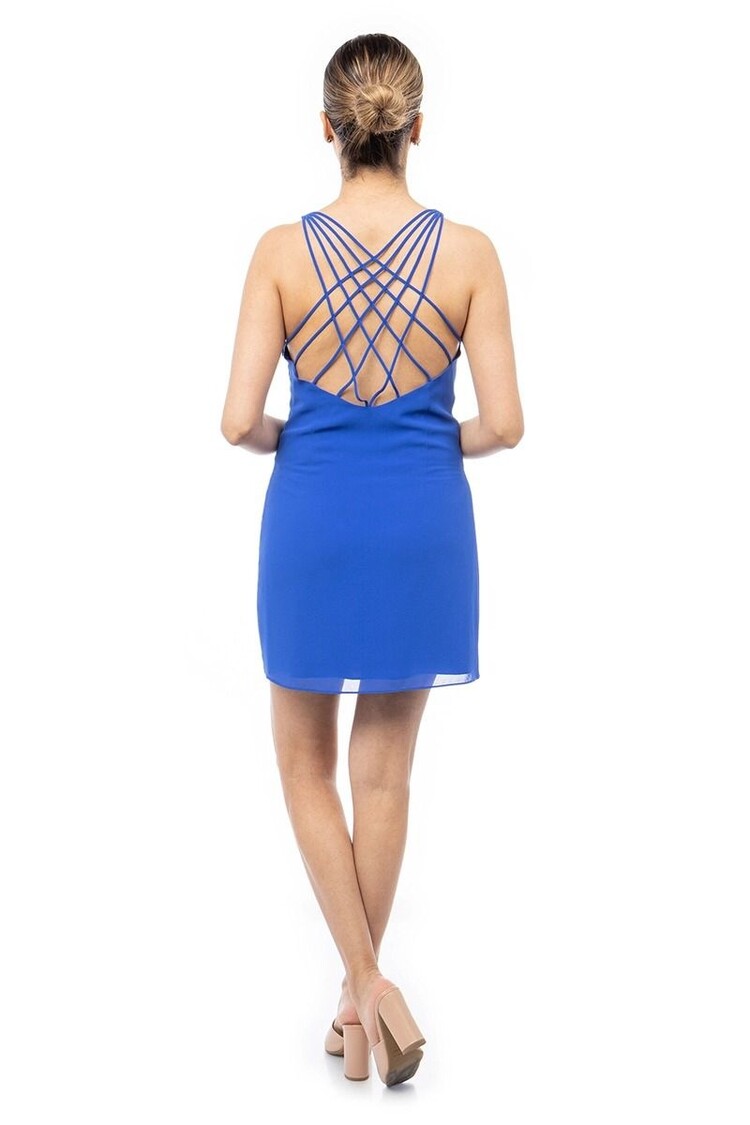 USA Back Straps Dress TD 118533- Off White