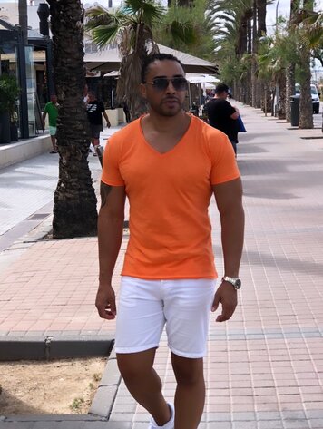 Robeaux RB Collection V Neck- Orange
