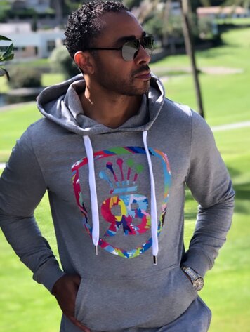 Robeaux Robeaux Hoodie- Multi color logo