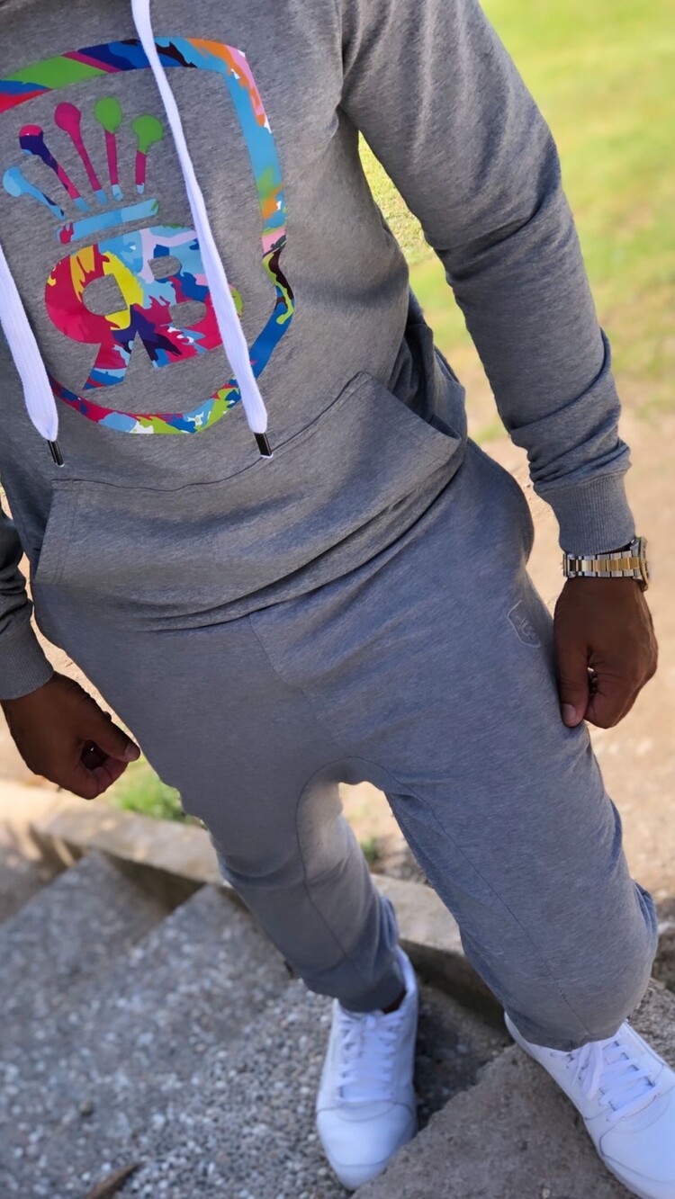 Robeaux Robeaux Hoodie- Multi color logo