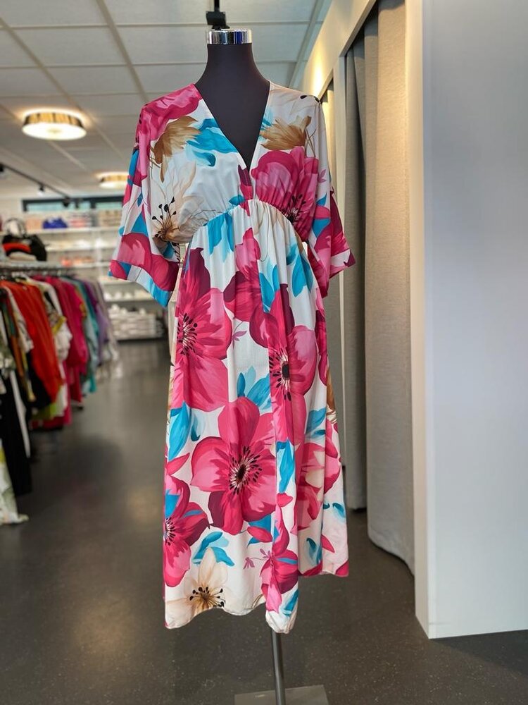 Paris Dress- Fuchsia *ONE SIZE