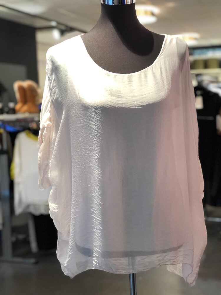 USA Silk Top 6146-  White