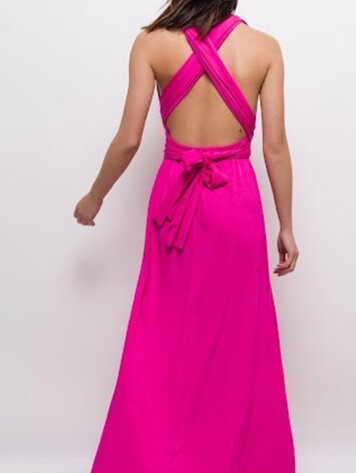 Paris ERMD 1781 Fuschsia Maxi Dress