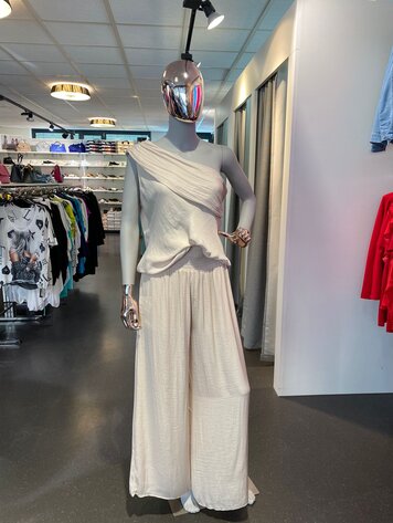 USA Wide Leg Pant SP115265-Papyrus