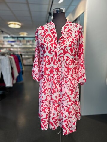 Paris Dress Romantic Print - Fuchsia *ONE SIZE