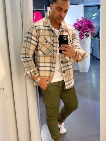 Paris Holz Jacket- Beige 160H15-5