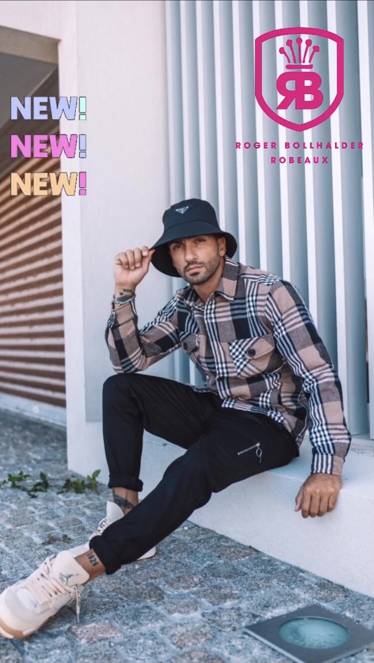 Paris Flannel Jacket- Brown, Blue, White