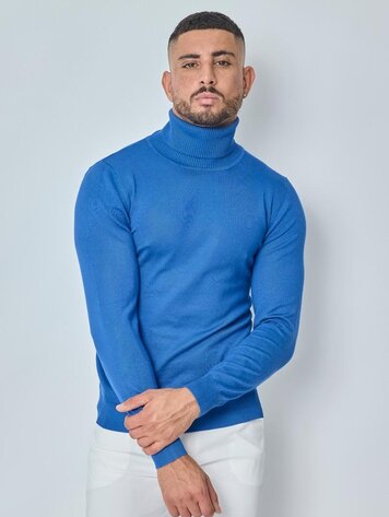 Paris Turtleneck- Ocean Blue