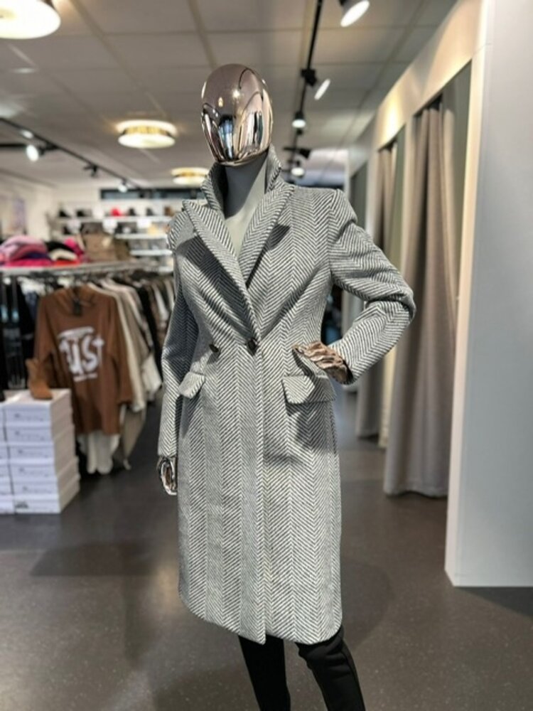 Italy Cappotto Coat- Grey 185-W