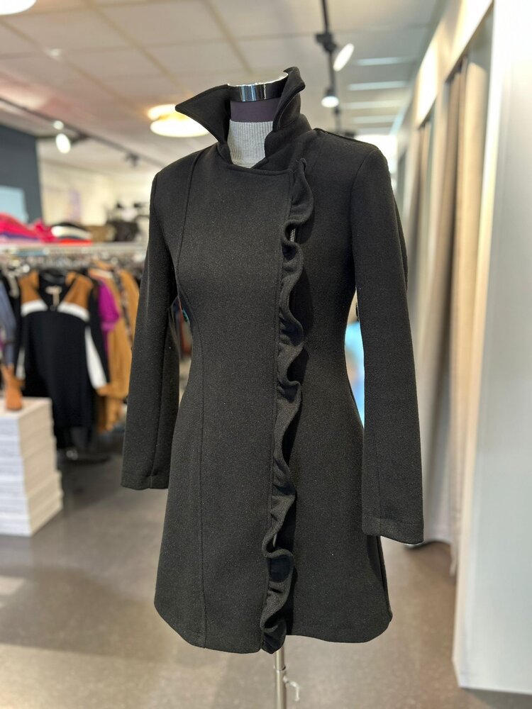 Italy Rina Mantel- Black