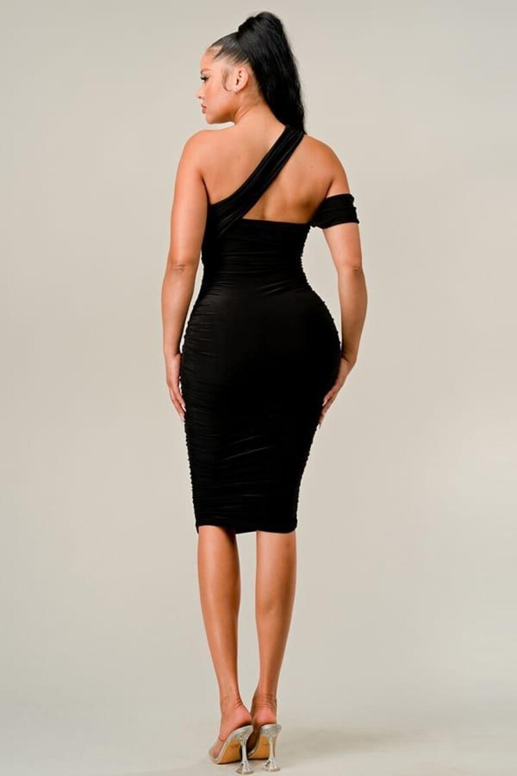 USA Black Dress 16072D