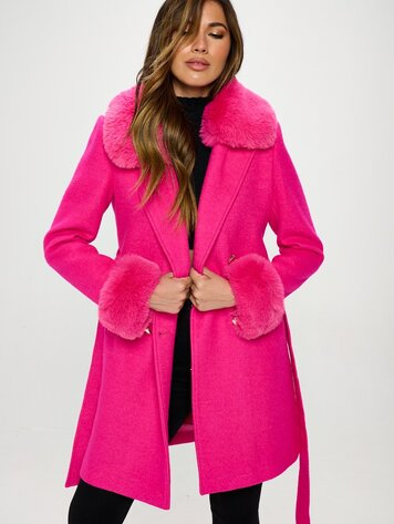 USA Hot Pink Coat- W428F2