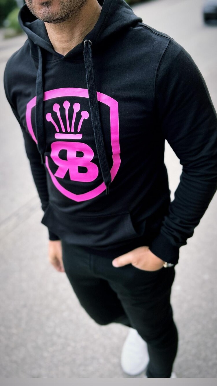 Robeaux Robeaux Hoodie Black/Fuschsia