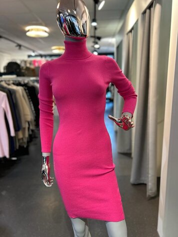 Paris Sweater Dress Fuschsia ZS2090