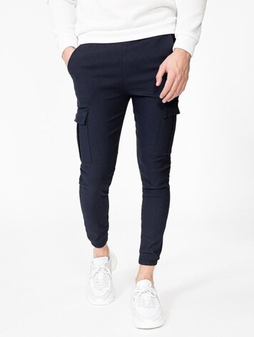 Paris Cargo Joggers Navy -ART1838