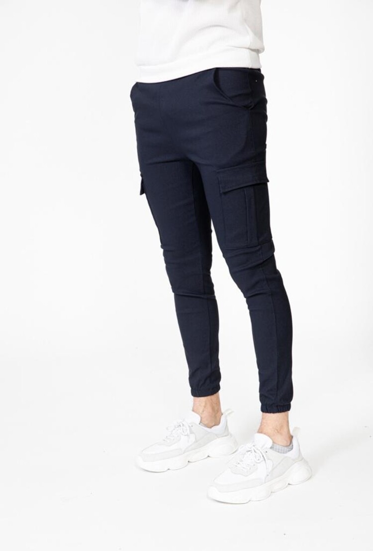 Paris Cargo Joggers Navy -ART1838