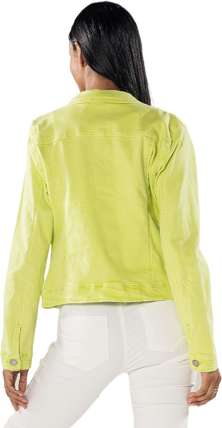 Paris Classic Stretch Jeans- Lime Green