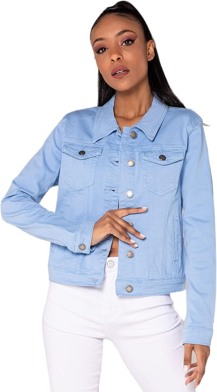 Paris Classic Stretch Jeans- Sky Blue