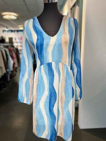 Italy Clemence Dress- Blueberry Swirl