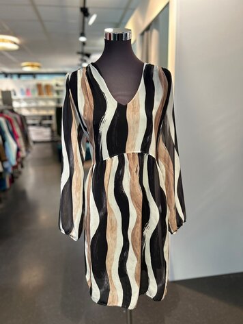 Italy Clemence Dress- Chocolate Swirl