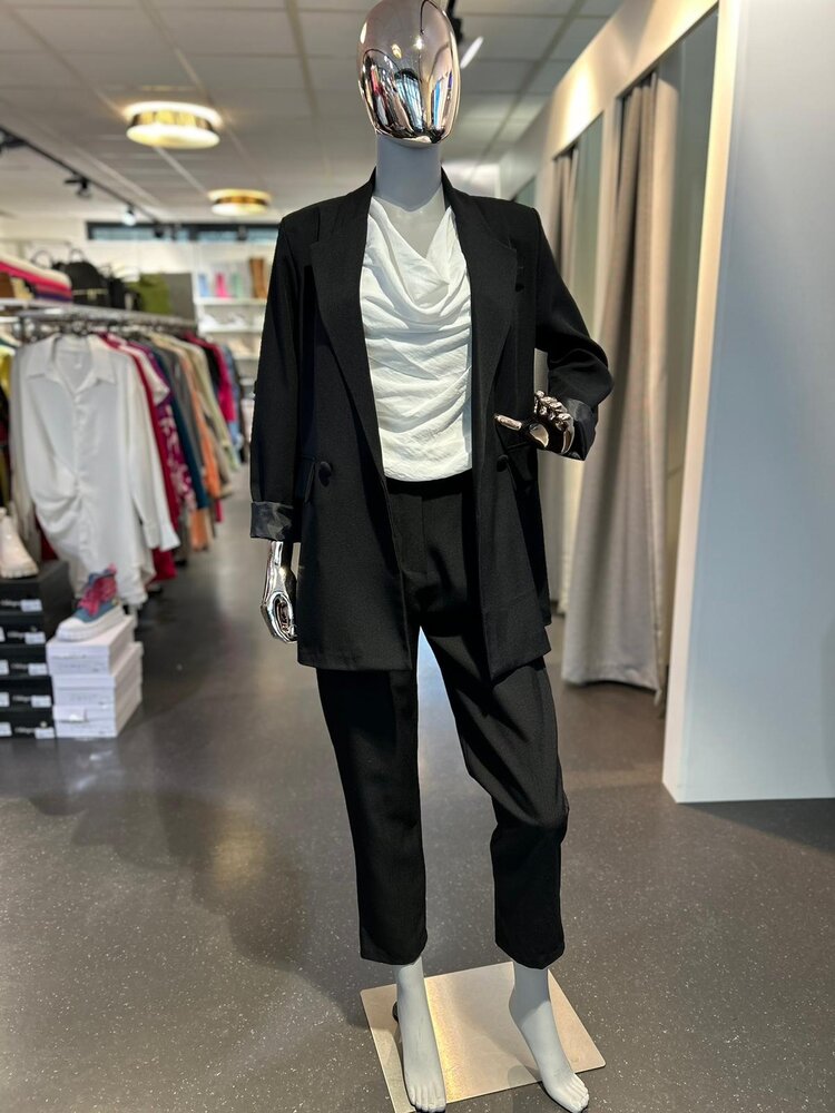 Paris Oversized Blazer -Black One Size