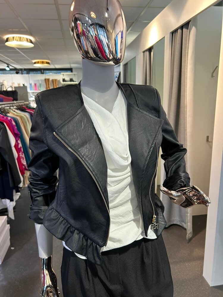 Italy Rina Fuax Leather Jacket