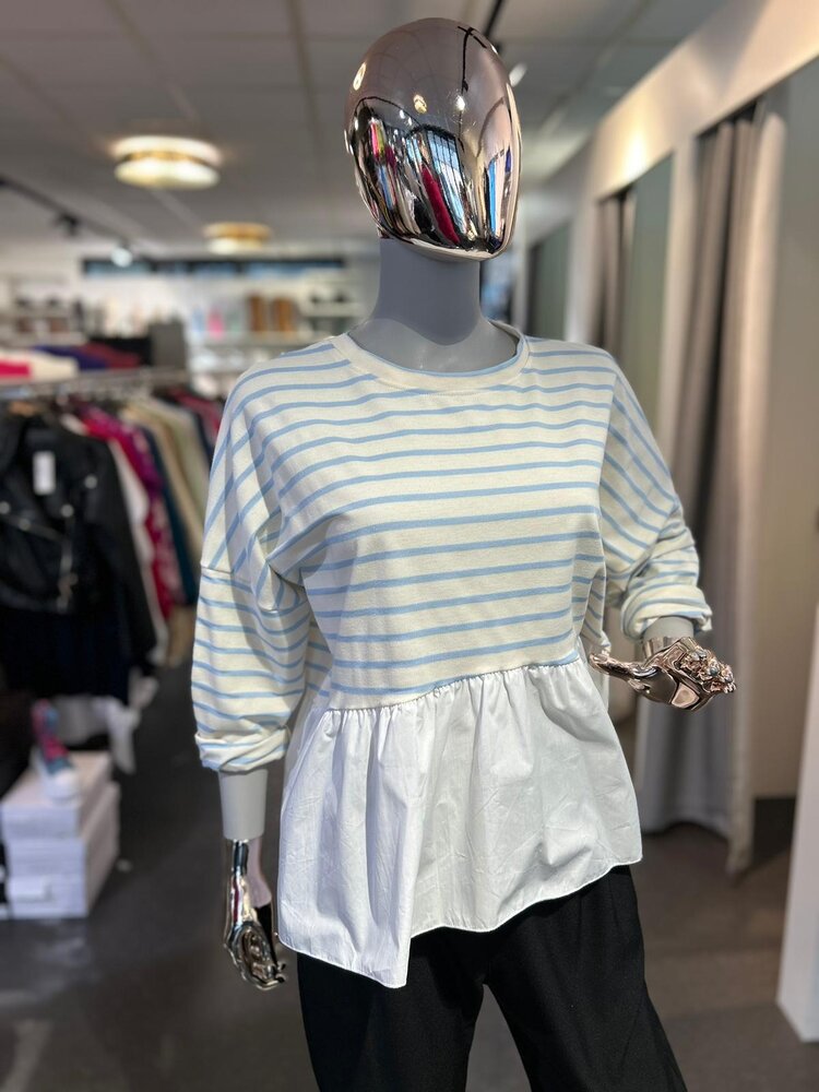 Italy Tuscany Top- Light Blue