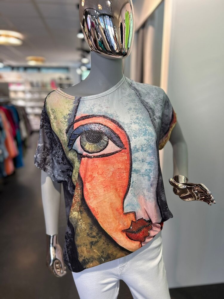 USA 1.2.3 Design Orange face 6355