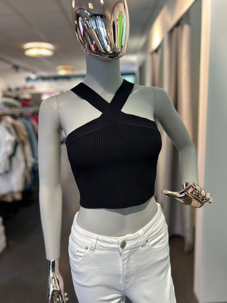 USA Sculpt & Comfy Knit Top 90154 Black