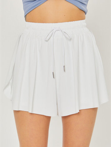 USA 4 Way Stretch Shorts 6804-White