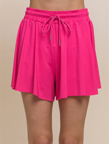 USA 4 Way Stretch Shorts 6804- Pink