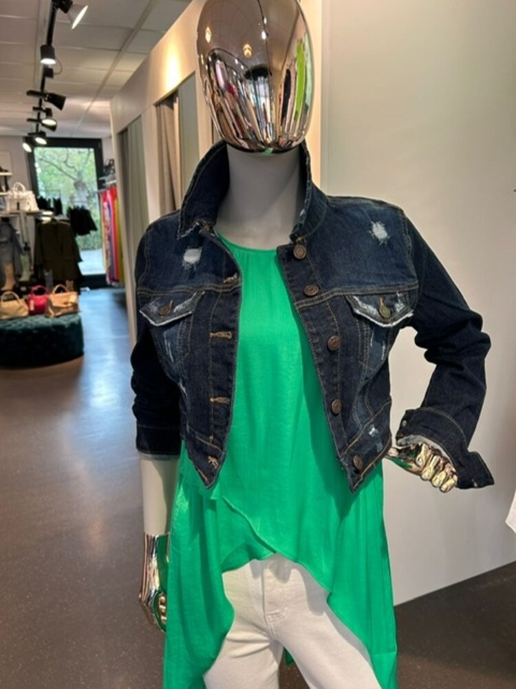 Asymmetrical Top AT117102-  Green