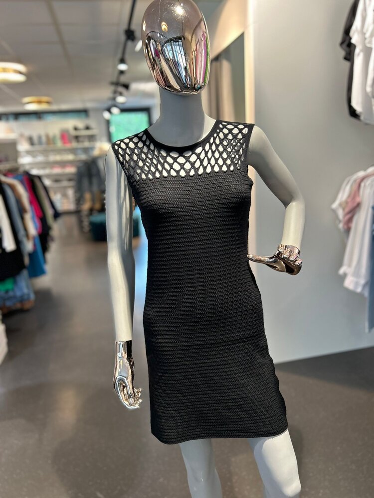 USA Knit Dress- Black 90160WH