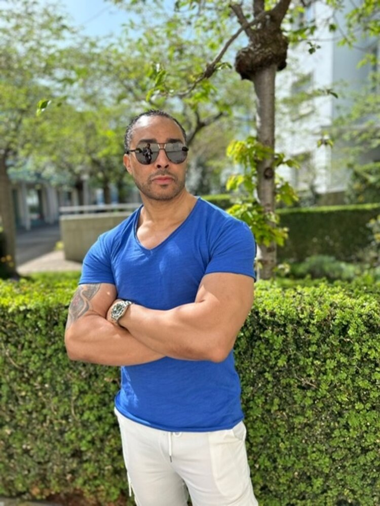 Robeaux Robeaux V Neck T Shirt- #51 Royal Blue