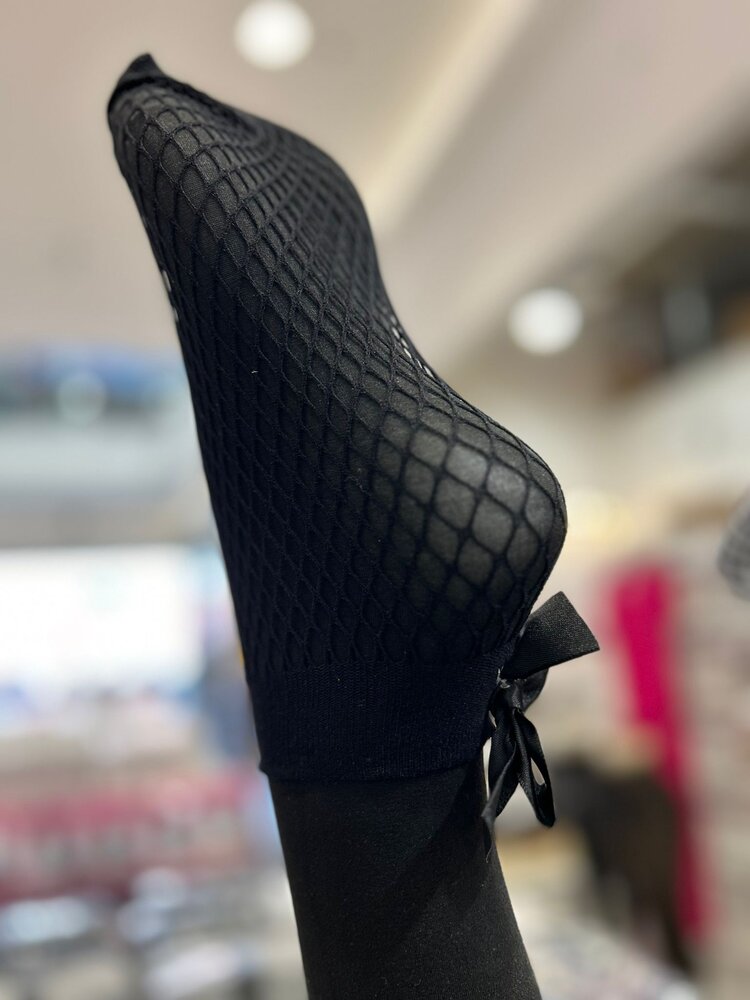 USA Bow Tie Sock- Black