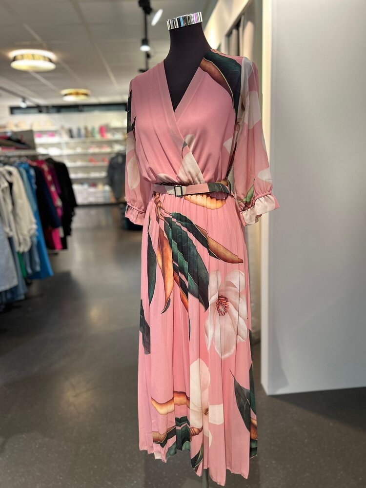 Paris Plissee Dress -Light Pink