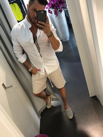 Paris Viscose/Linen Shorts- Desert Sand X26132