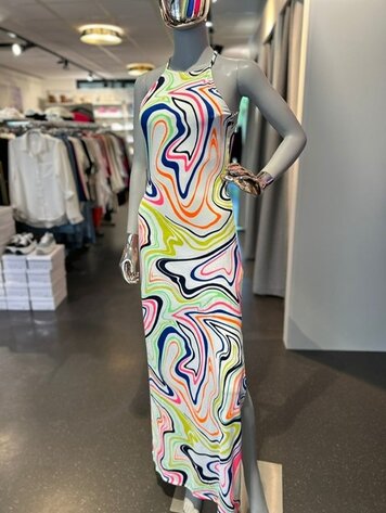 USA Summer White/Multicolored Dress
