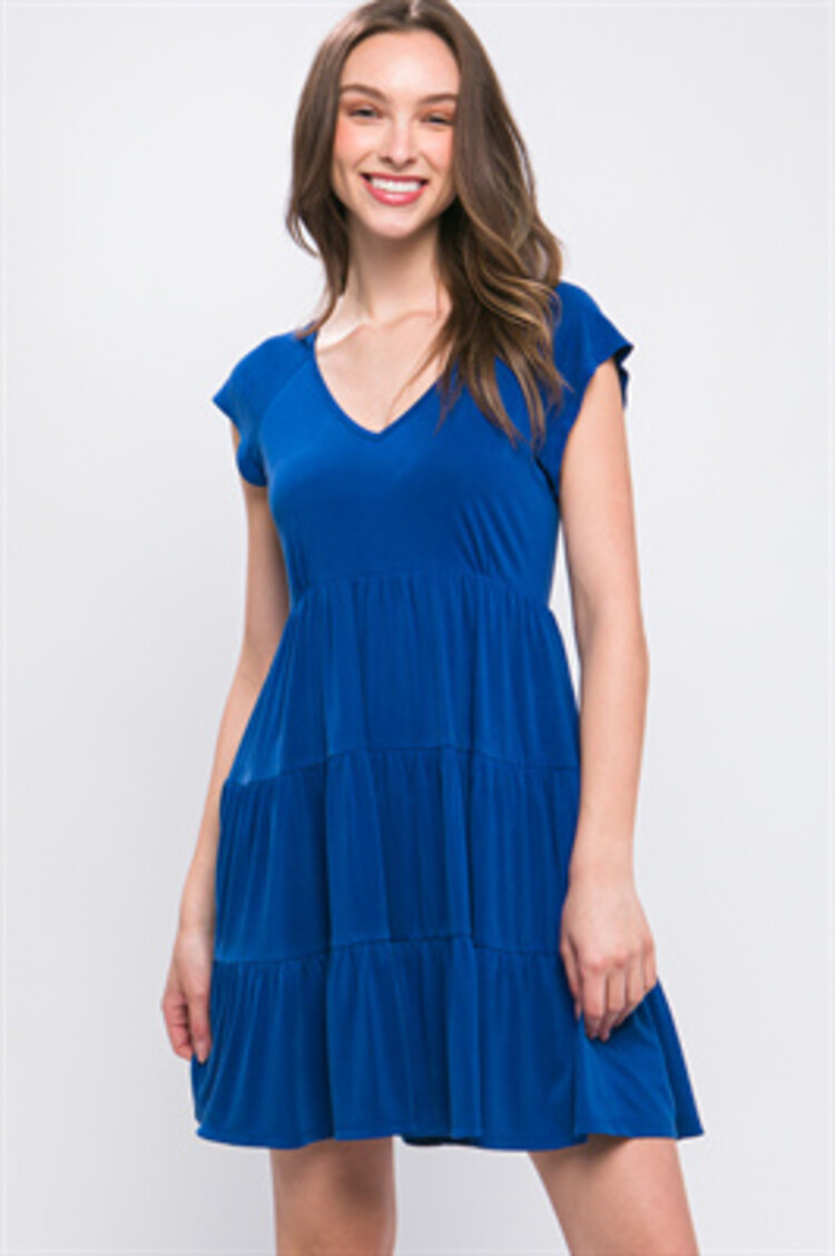 USA Modal Dress- Royal 4865DS