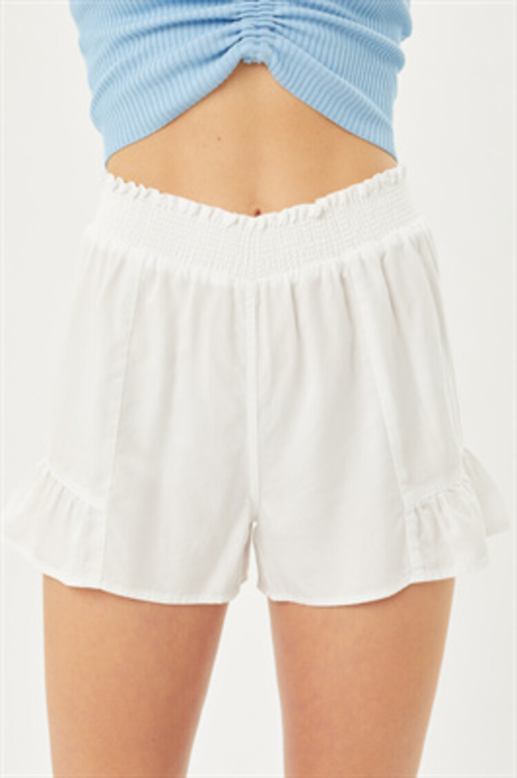 USA Tencel Shorts-White 6788 PM