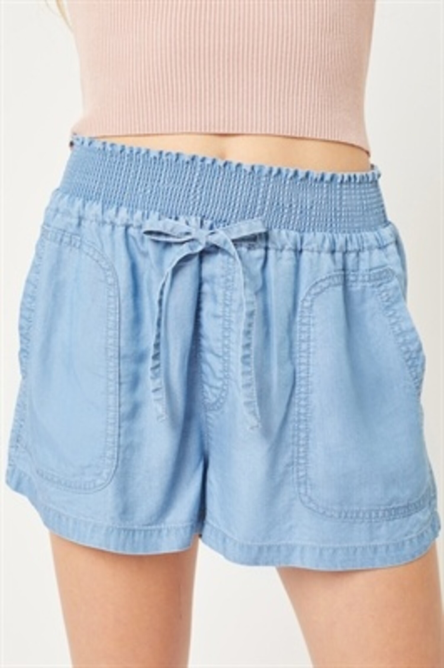 Tencel Shorts- Denim 6775PY - Robeaux Switzerland