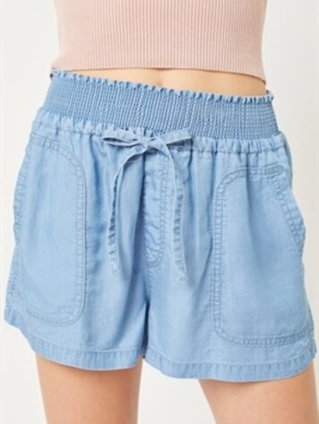 USA Tencel Shorts- Denim 6775PY