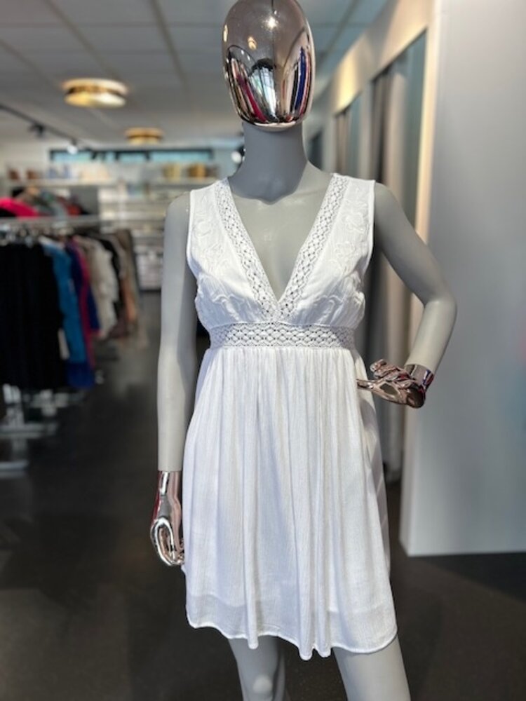 USA Rayon Dress 4889 DN white